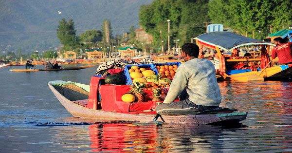 About Floating Market Dal Lake in Kashmir